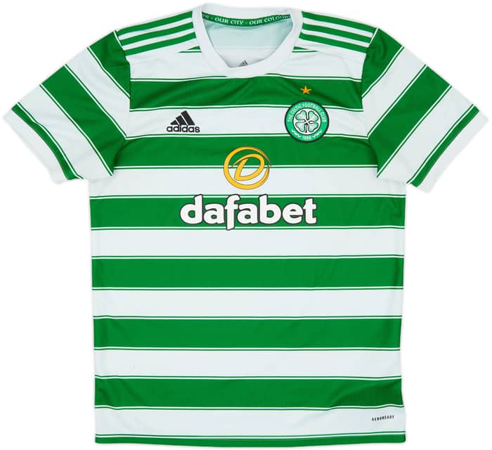 2021-22 Celtic Home Shirt - 9/10 - (M)