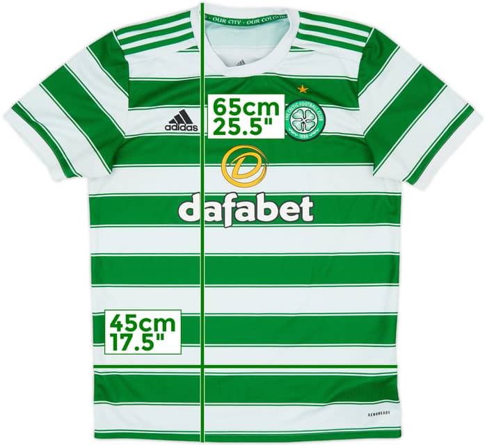 2021-22 Celtic Home Shirt - 9/10 - (M)