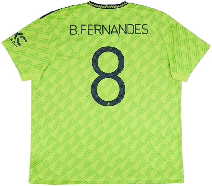 2022-23 Manchester United Third Shirt B.Fernandes - 8/10 - (XXL)