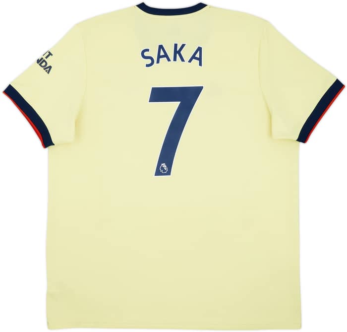 2021-22 Arsenal Away Shirt Saka #7 - 7/10 - (XXL)