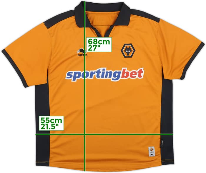2010-11 Wolves Home Shirt - 6/10 - (L)