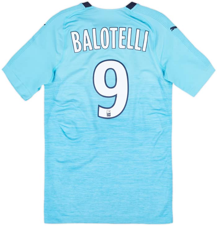2018-19 Olympique Marseille Authentic EvoKnit Player Issue Third Shirt Balotelli #9 - 8/10 - (M)