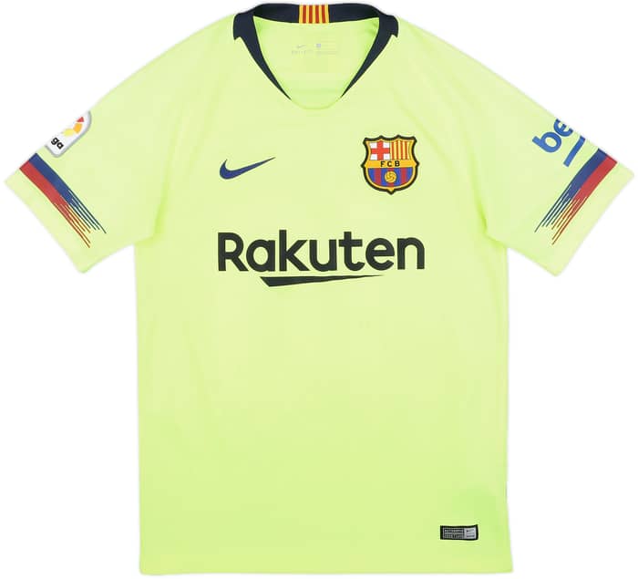 2018-19 Barcelona Away Shirt Messi #10 - 7/10 - (S)