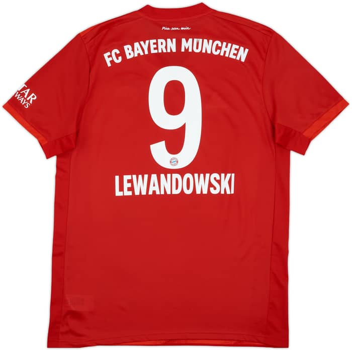 2019-20 Bayern Munich Home Shirt Lewandowski #9 - 10/10 - (L)
