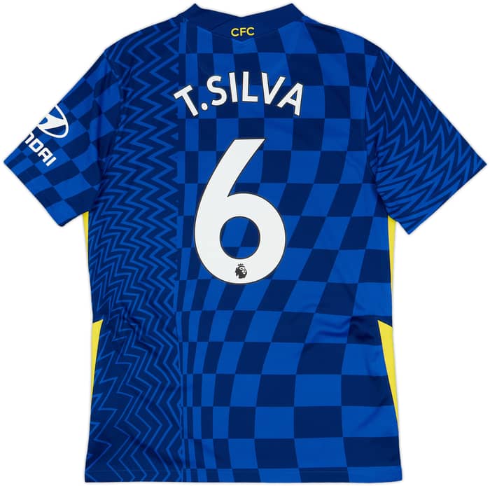 2021-22 Chelsea Home Shirt T.Silva #6 - 9/10 - (M)