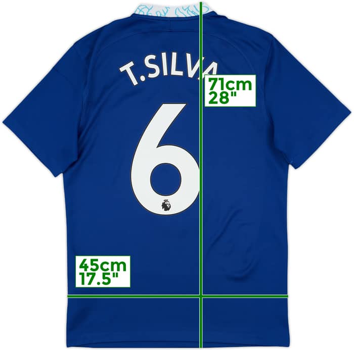 2022-23 Chelsea Home Shirt T.Silva #6 - 8/10 - (S)