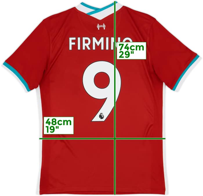 2020-21 Liverpool Home Shirt Firmino #9 - 7/10 - (M)