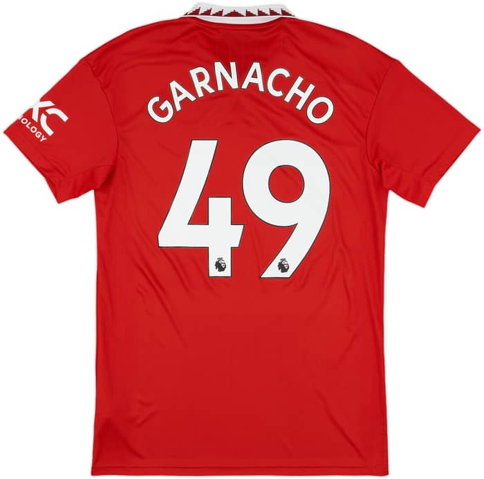 2022-23 Manchester United Home Shirt Garnacho #49 - 10/10 - (M)