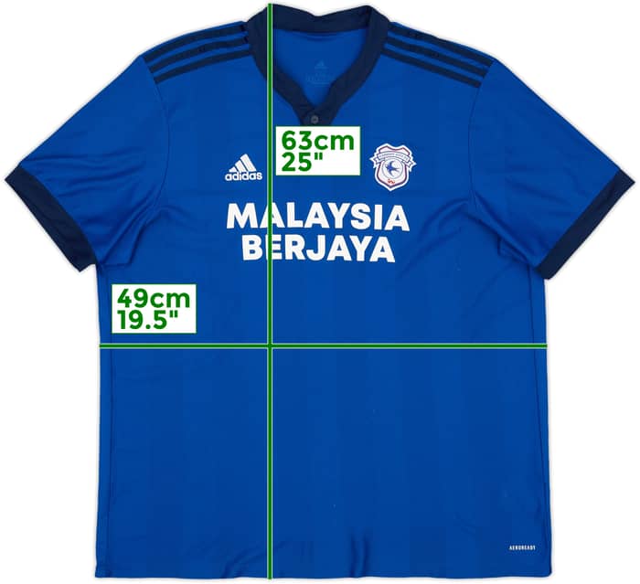 2021-22 Cardiff Home Shirt - 8/10 - (XXL)
