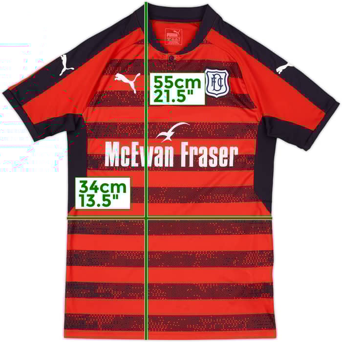 2017-18 Dundee Away Shirt - 10/10 - (S)