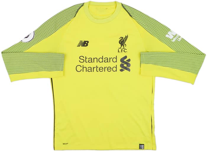 2018-19 Liverpool GK Shirt A. Becker #13 - 4/10 - (S)