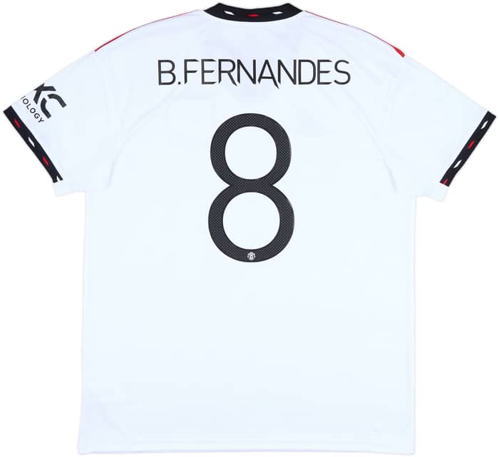 2022-23 Manchester United Away Shirt B.Fernandes #8 - 10/10 - (XL)