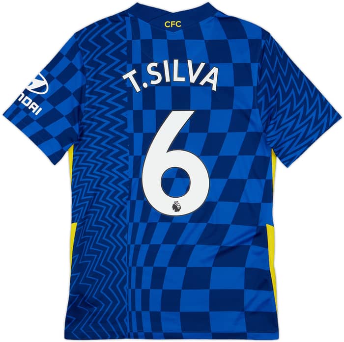 2021-22 Chelsea Home Shirt T.Silva #6 - 8/10 - (S)