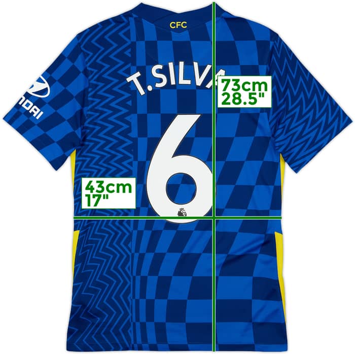 2021-22 Chelsea Home Shirt T.Silva #6 - 8/10 - (S)