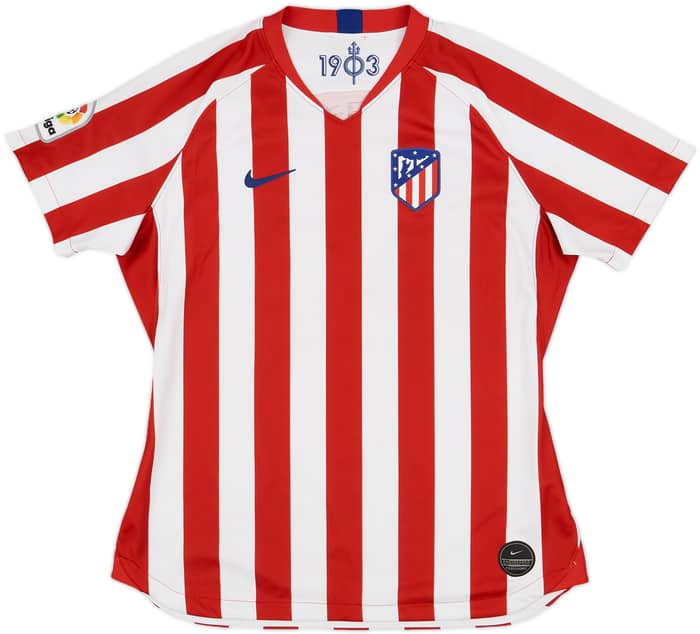 2019-20 Atletico Madrid Home Shirt - 9/10 - (Women's L)