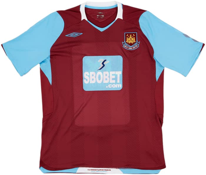 2008-09 West Ham Home Shirt Noble #16 - 6/10 - (L)