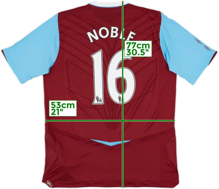 2008-09 West Ham Home Shirt Noble #16 - 6/10 - (L)