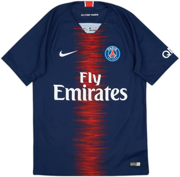 2018-19 Paris Saint-Germain Home Shirt Mbappe #7 - 10/10 - (S)