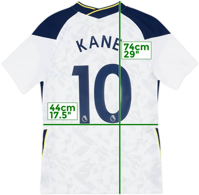 2020-21 Tottenham Home Shirt Kane #10 - 8/10 - (S)