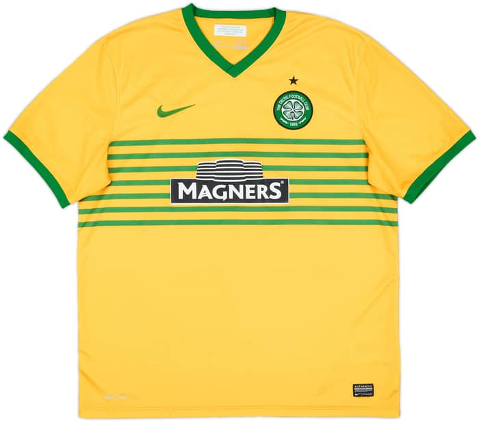 2013-14 Celtic Away Shirt Virgil #5 - 9/10 - (XL)