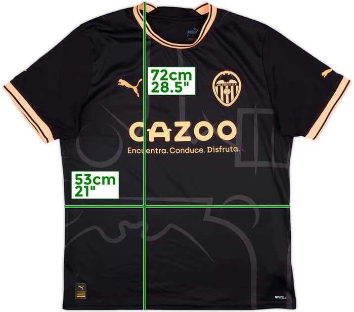 2022-23 Valencia Away Shirt - 10/10 - (L)