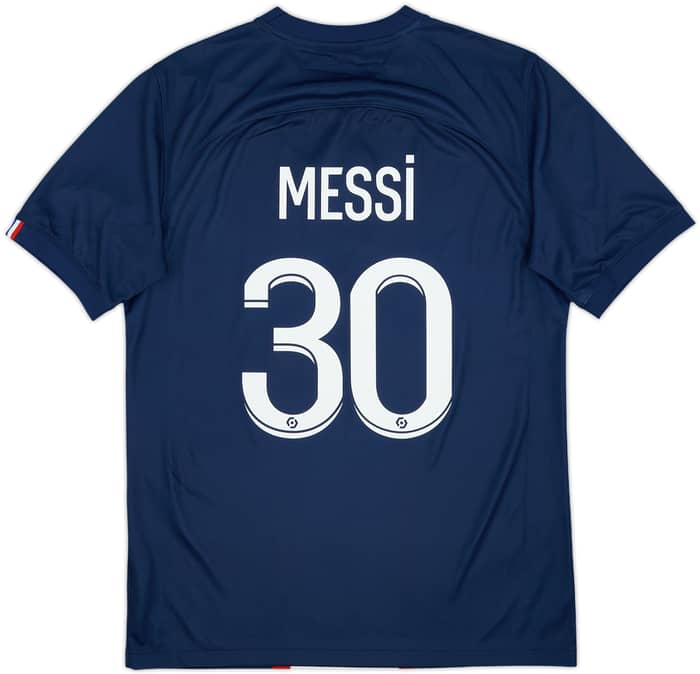 2022-23 Paris Saint-Germain Home Shirt Messi #30 - 7/10 - (M)