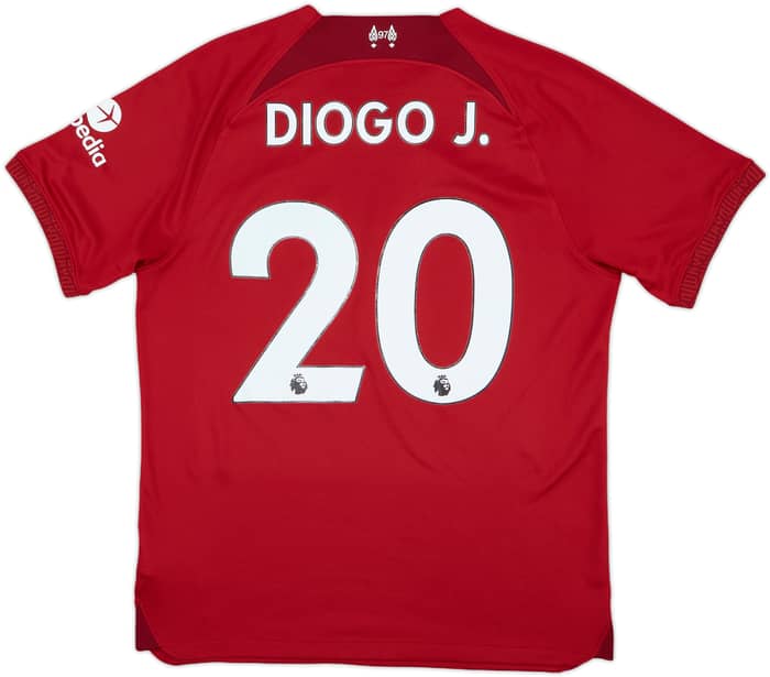 2022-23 Liverpool Home Shirt Diogo J. #20 - 7/10 - (M)