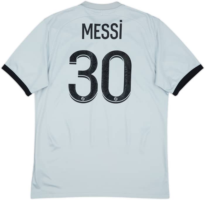 2022-23 Paris Saint-Germain Away Shirt Messi #30 - 9/10 - (M)