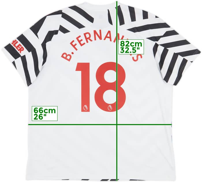 2020-21 Manchester United Third Shirt B.Fernandes #18 - 8/10 - (XXL)
