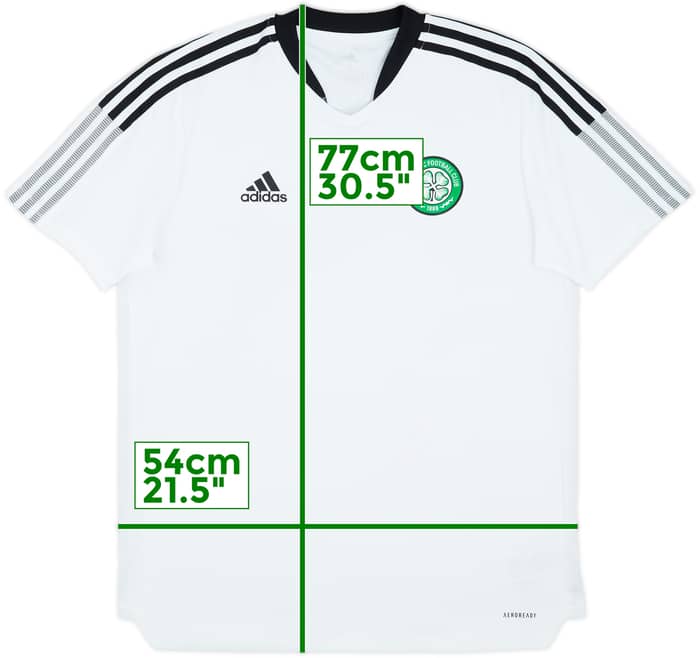 2021-22 Celtic adidas Training Shirt - 6/10 - (L)