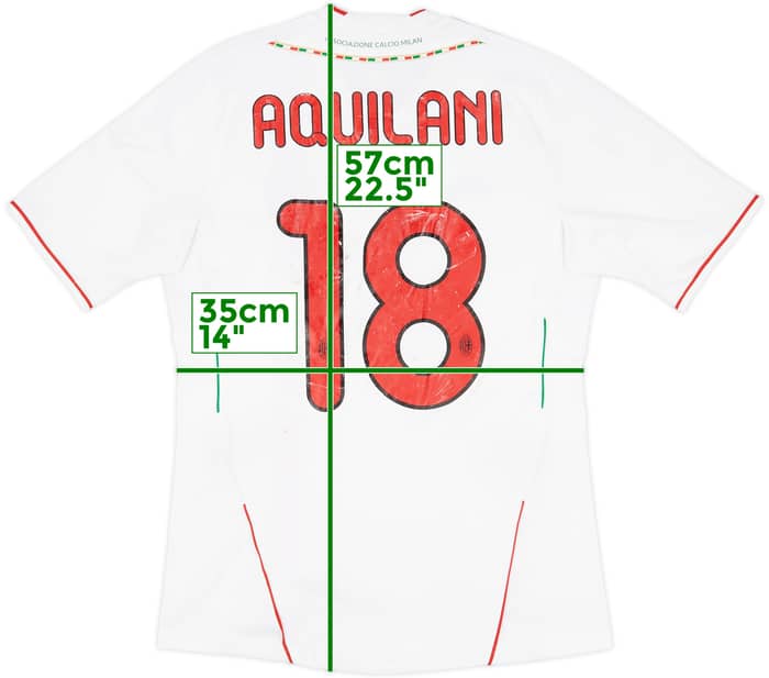 2011-12 AC Milan Away Aquilani #18 - 5/10 - (M)