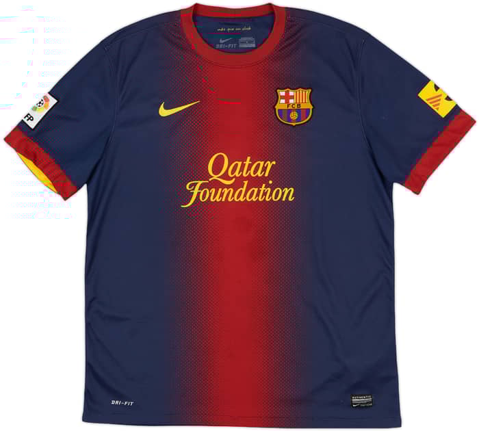 2012-13 Barcelona Home Shirt Messi #10 - 4/10 - (L)