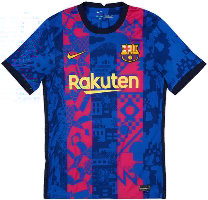 2021-22 Barcelona Third Shirt - 7/10 - (S)