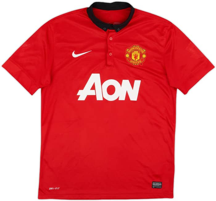 2013-14 Manchester United Home Shirt v.Persie #20 - 8/10 - (M)