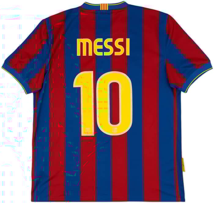 2009-10 Barcelona Home Shirt Messi #10 - 10/10 - (L)