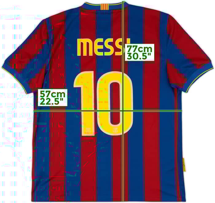 2009-10 Barcelona Home Shirt Messi #10 - 10/10 - (L)