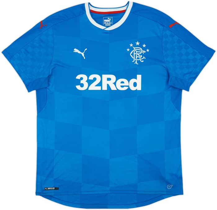 2016-18 Rangers Home Shirt - 7/10 - (XXL)
