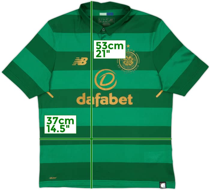 2017-18 Celtic 'Lisbon Lions 50th Anniversary' Away Shirt - 10/10 - (S)