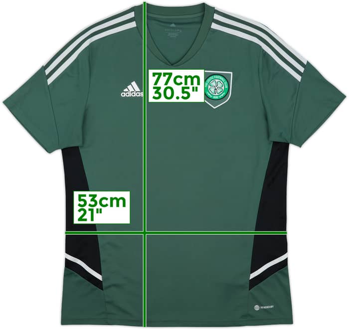 2022-23 Celtic adidas Training Shirt - 9/10 - (L)