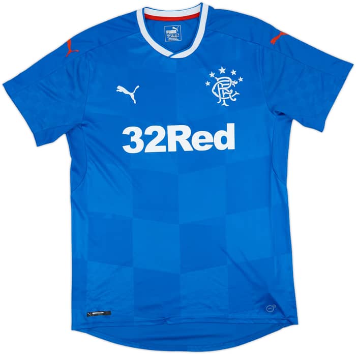 2016-18 Rangers Home Shirt - 9/10 - (L)