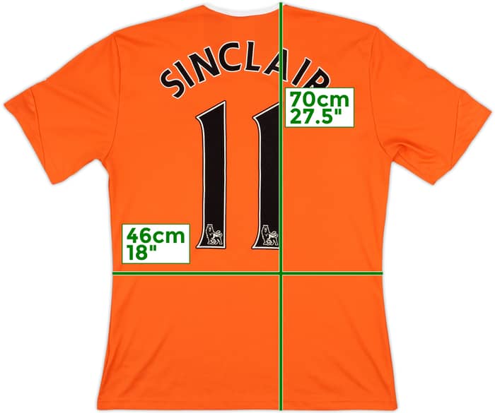 2011-12 Swansea Away Shirt Sinclair #11 - 5/10 - (S)