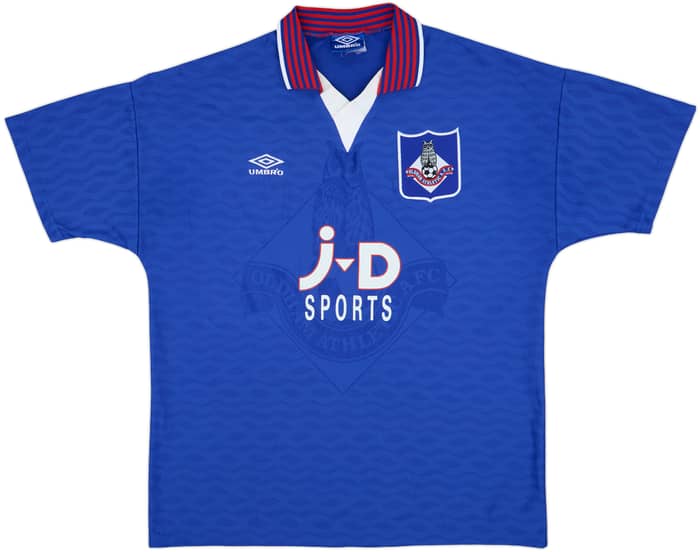 1995-96 Oldham Home Shirt - 7/10 - (XL)