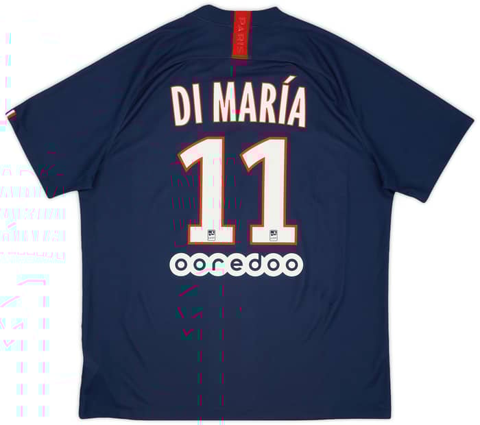 2019-20 Paris Saint-Germain Home Shirt DiMaria #11 - 7/10 - (XL)
