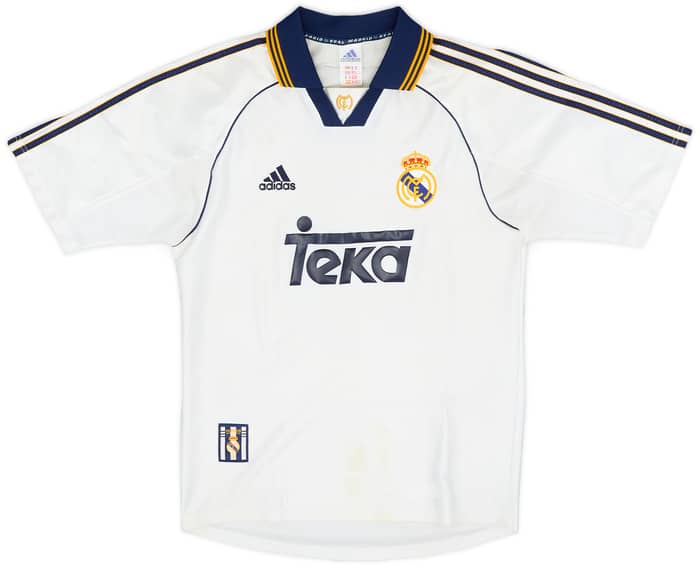 1998-00 Real Madrid Home Shirt R.Carlos #3 - 5/10 - (S)