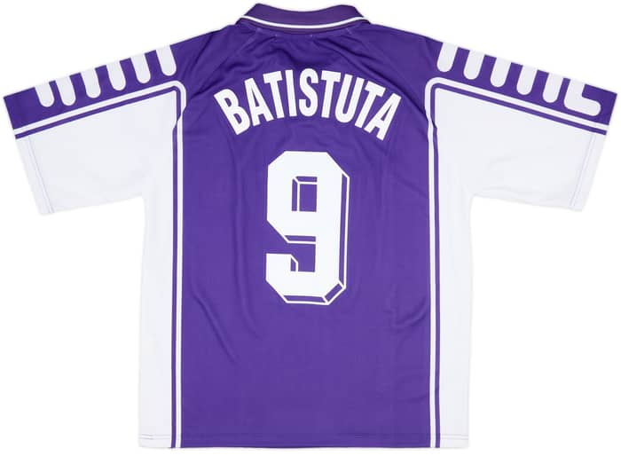 1999-00 Fiorentina Home Shirt Batistuta #9 (M)