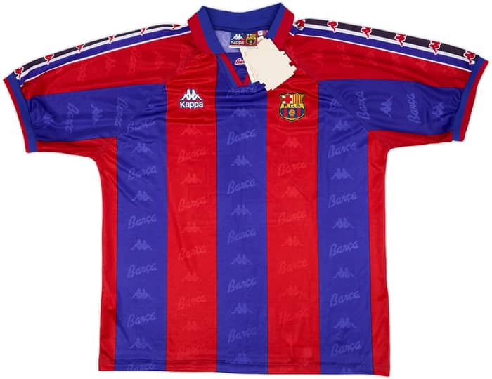 1995-97 Barcelona Home Shirt De La Pena #23 (XL)
