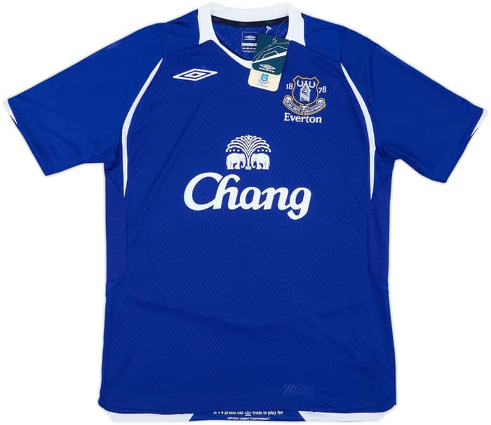 2008-09 Everton Home Shirt Baines #3 (M)