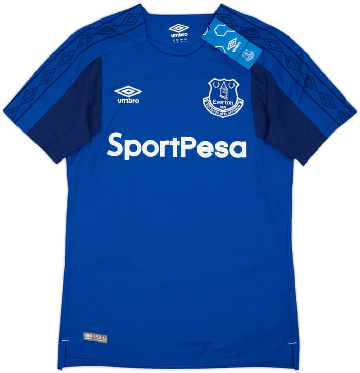 2017-18 Everton Home Shirt Baines #3 (S)
