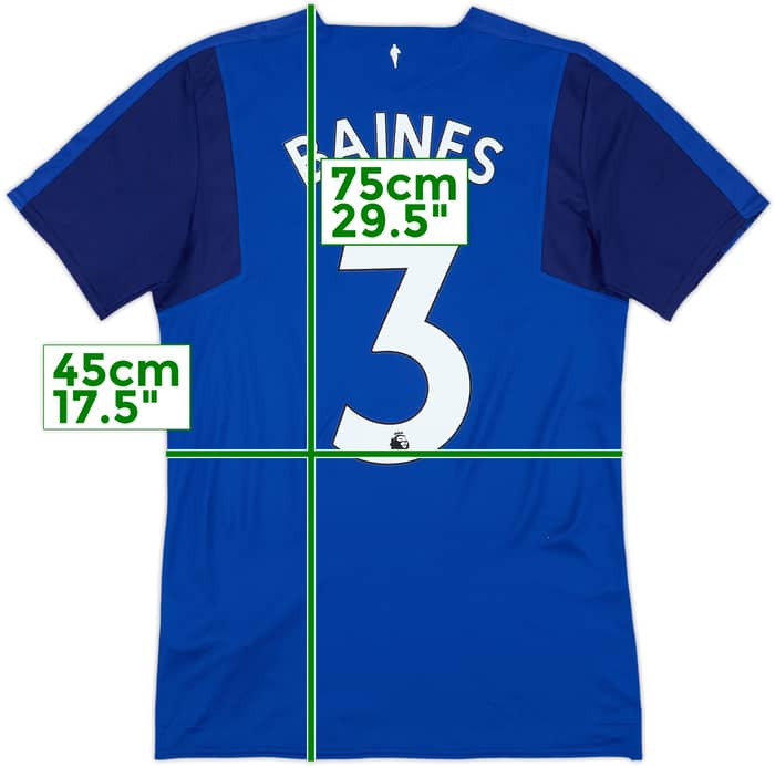 2017-18 Everton Home Shirt Baines #3 (S)