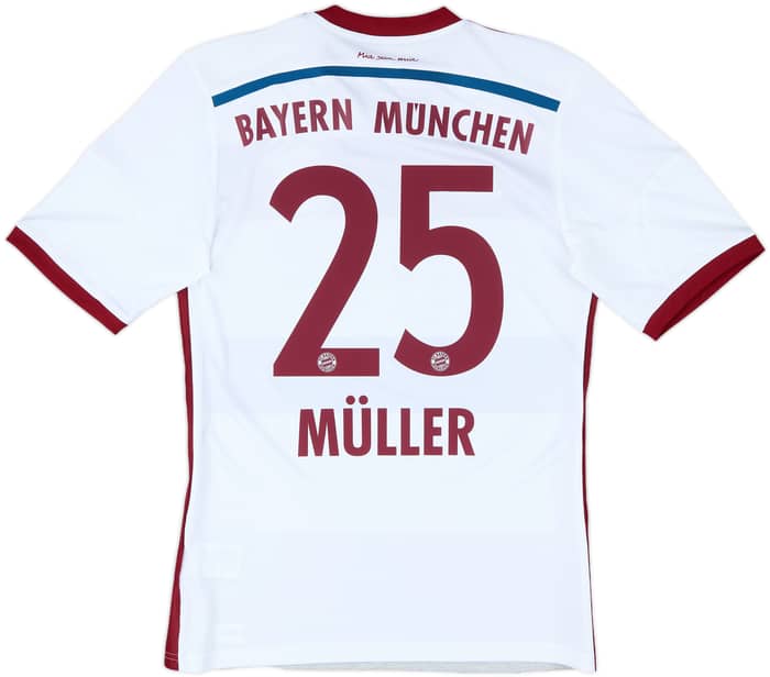 2014-15 Bayern Munich Away Shirt Muller #25 (S)
